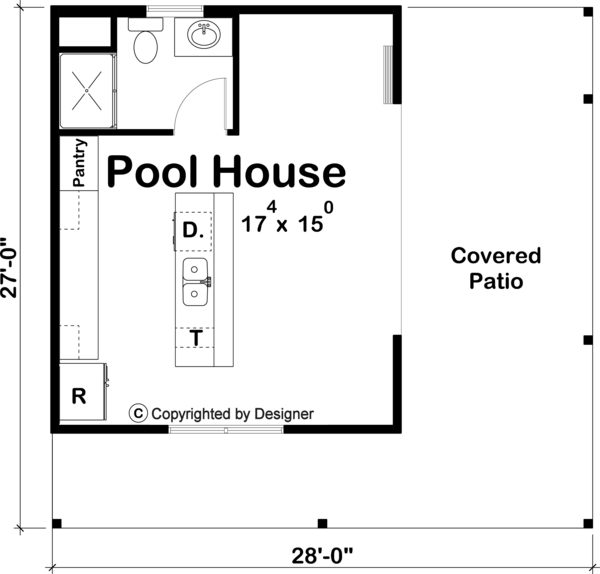 Main Floor Plan for House Plan #706930