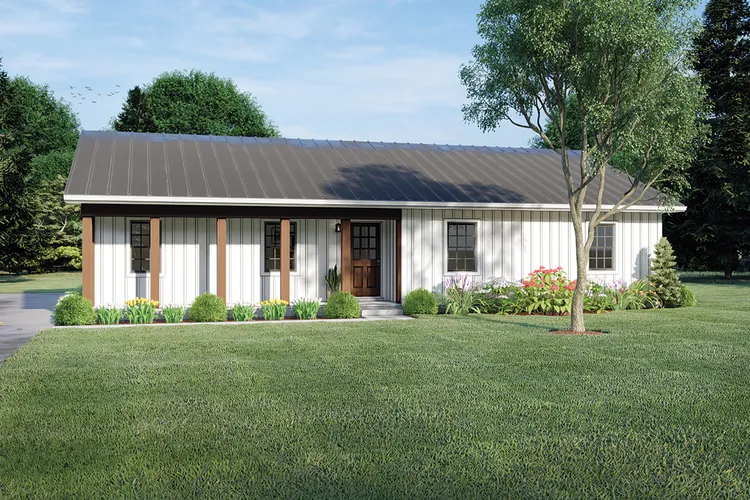 Full Rendering for House Plan #631041