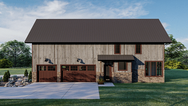 Right Elevation for House Plan #701733