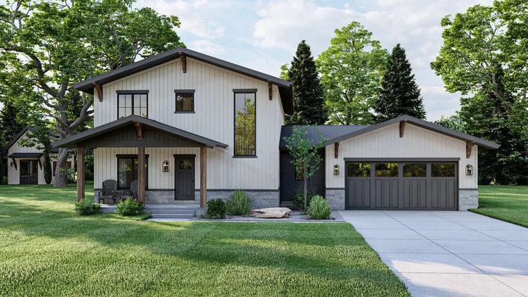 Full Rendering for House Plan #708122