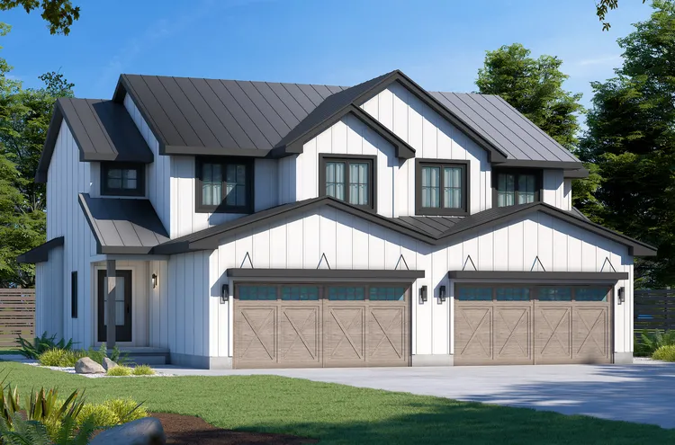 Full Rendering for House Plan #156382