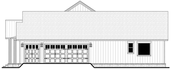 Right Elevation for House Plan #305912