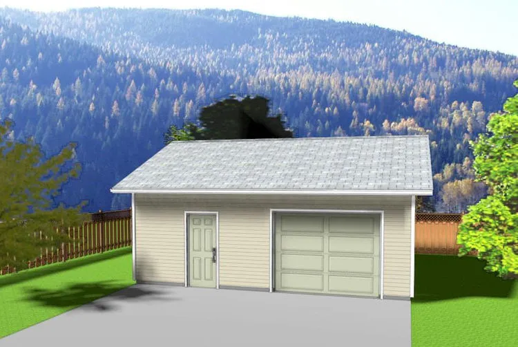 Full Rendering for House Plan #203048