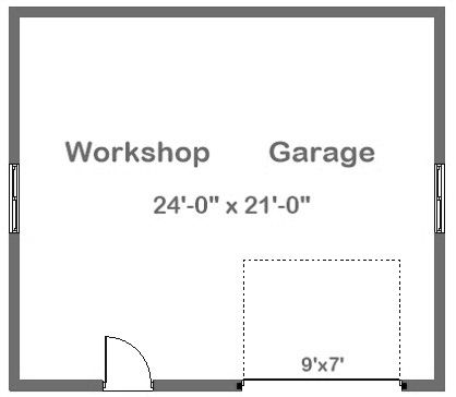 Main Floor Plan for House Plan #203048