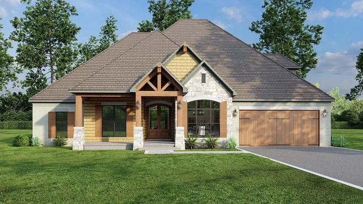 Full Rendering for House Plan #310832
