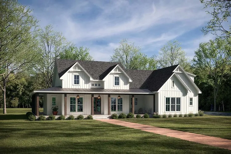 Full Rendering for House Plan #307732