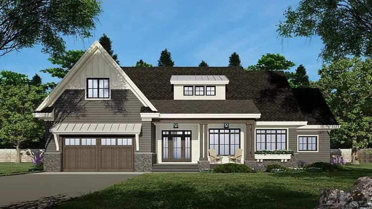 Full Rendering for House Plan #280212