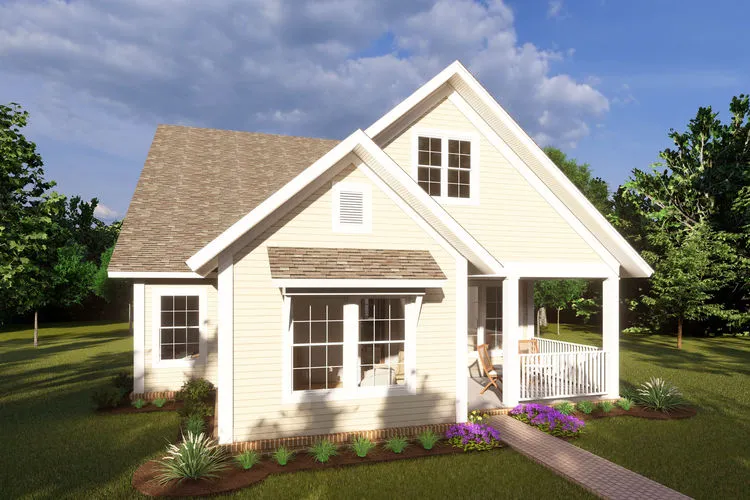 Full Rendering for House Plan #242771