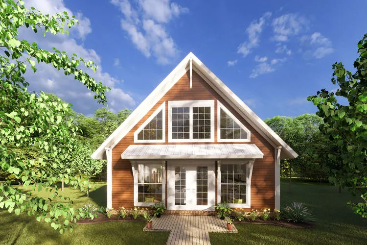 Full Rendering for House Plan #240501