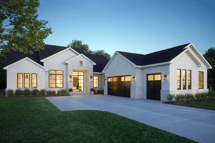 Full Rendering for House Plan #306272