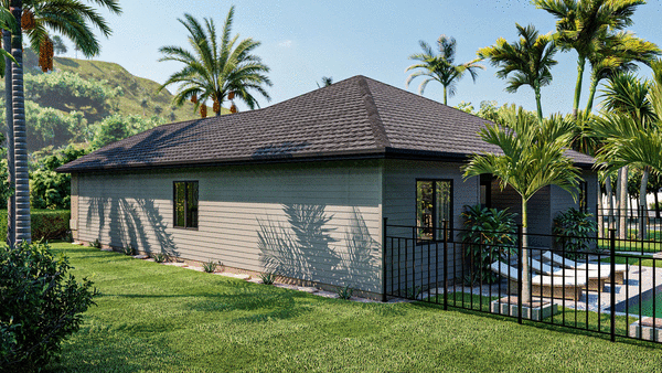 Right Elevation for House Plan #707231
