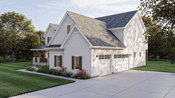 Right Elevation for House Plan #707243
