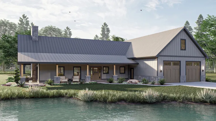 Full Rendering for House Plan #708572
