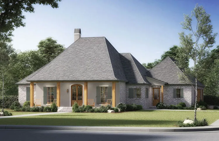 Full Rendering for House Plan #909842