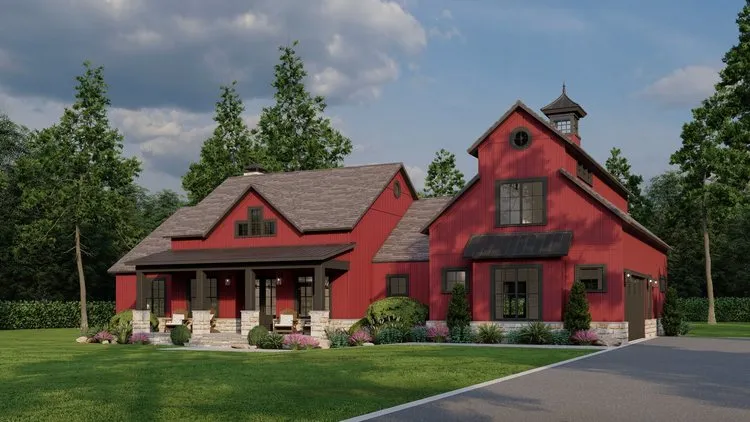 Full Rendering for House Plan #310245