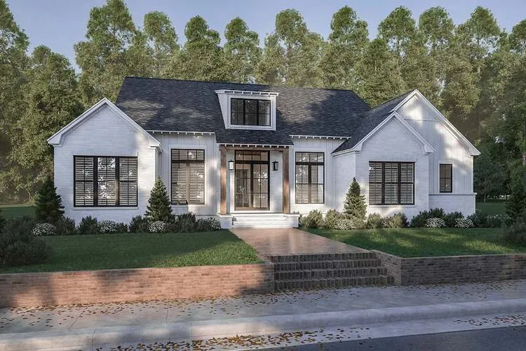 Full Rendering for House Plan #303522