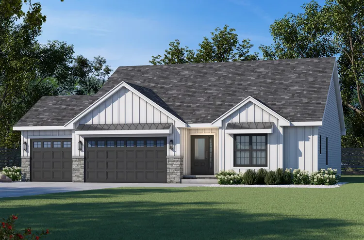 Full Rendering for House Plan #153461