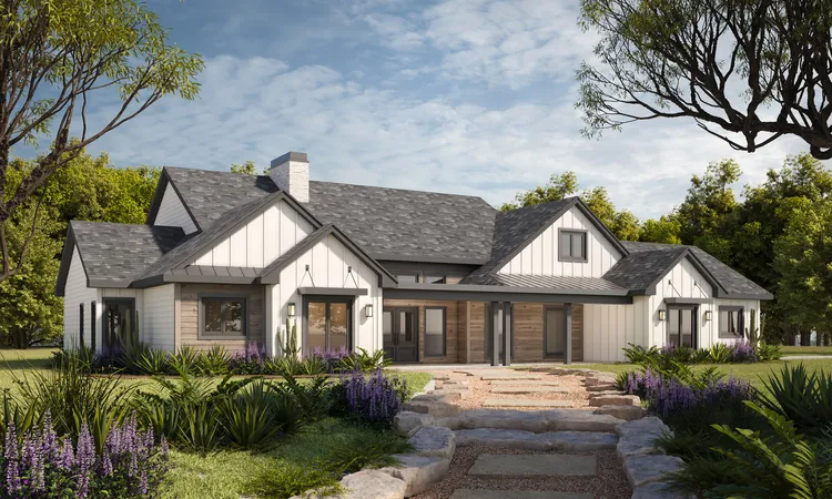 Full Rendering for House Plan #154352