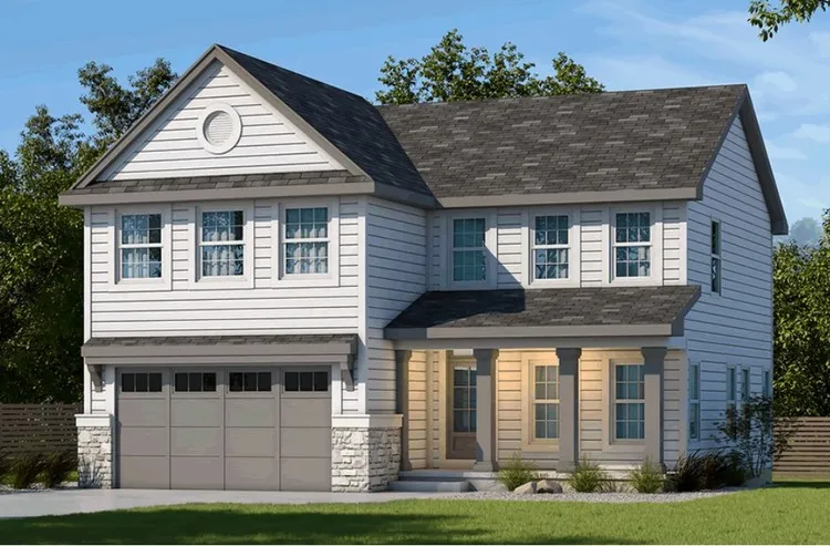Full Rendering for House Plan #155312