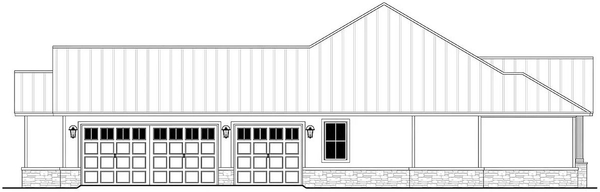 Right Elevation for House Plan #304792