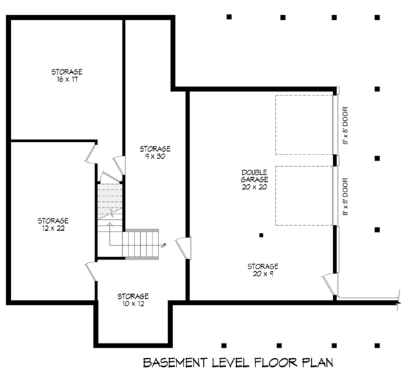 Basement Plan for House Plan #690042