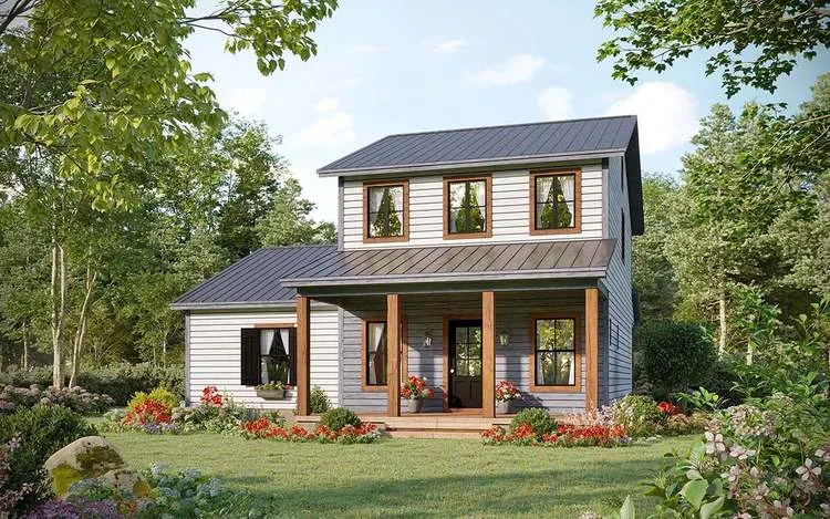 Full Rendering for House Plan #214181