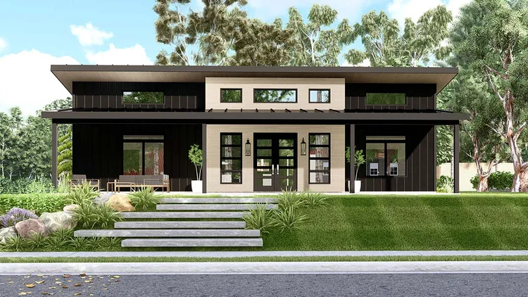 Full Rendering for House Plan #750081