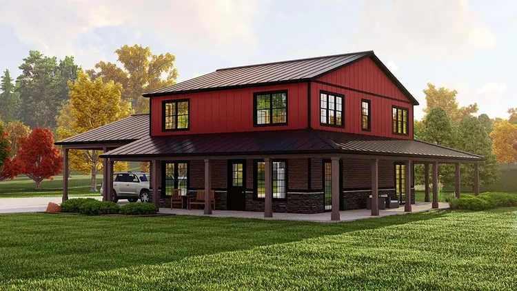 Full Rendering for House Plan #752132