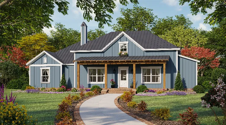 Full Rendering for House Plan #216091