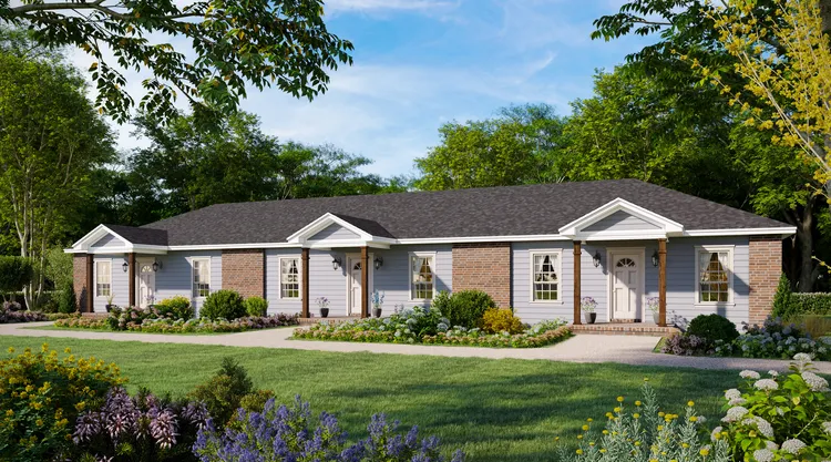 Full Rendering for House Plan #215742