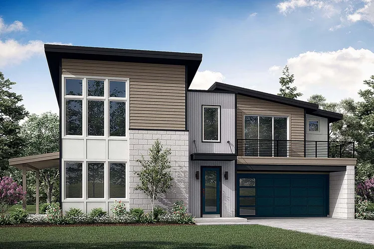 Full Rendering for House Plan #345432