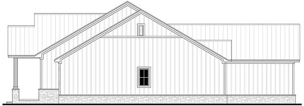 Right Elevation for House Plan #305602