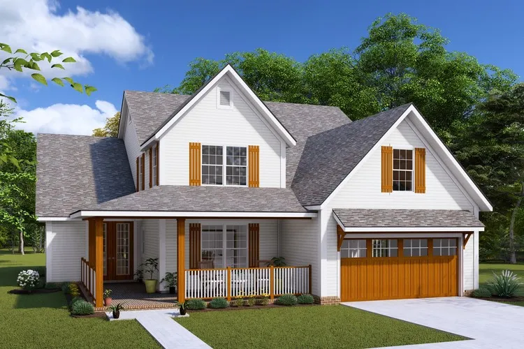 Full Rendering for House Plan #245602