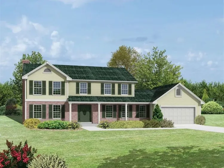 Full Rendering for House Plan #630282