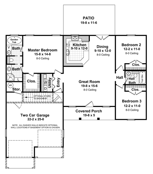 Main Floor Plan for House Plan #213041