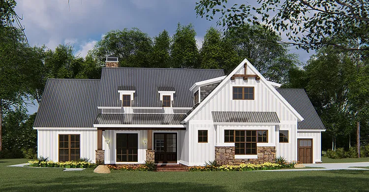 Full Rendering for House Plan #318981