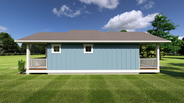 Right Elevation for House Plan #836424