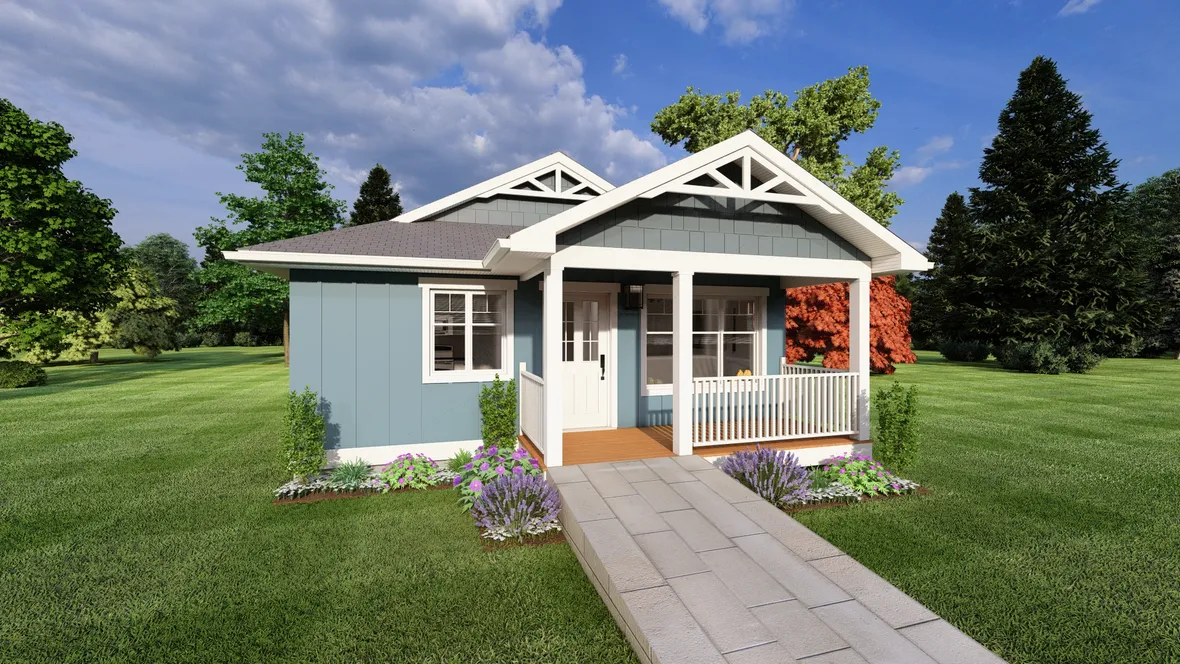 Full Rendering for House Plan #836424