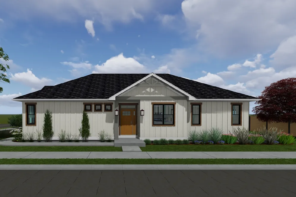 Full Rendering for House Plan #203100
