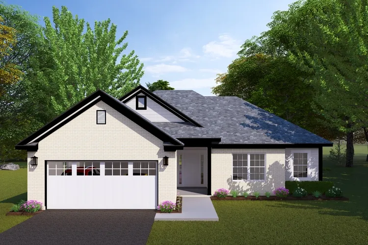Full Rendering for House Plan #241211