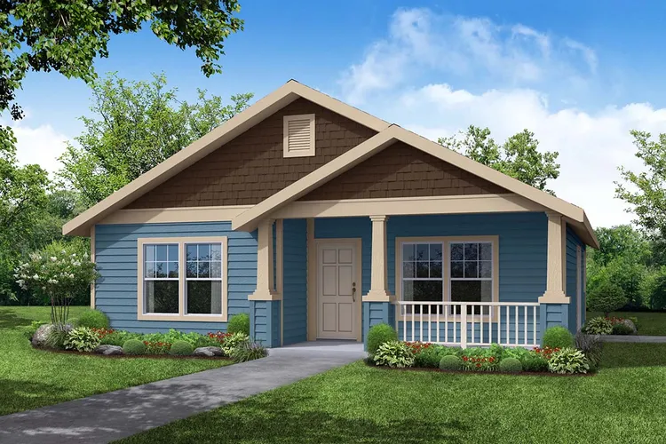 Full Rendering for House Plan #342421