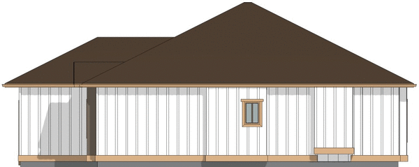 Right Elevation for House Plan #203050