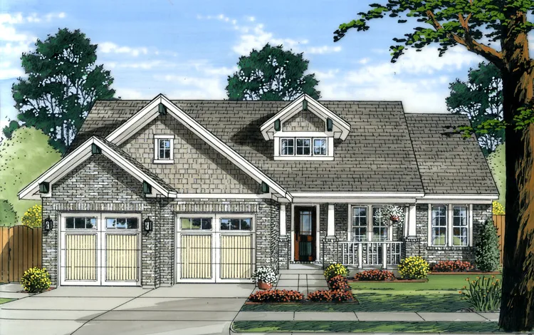 Full Rendering for House Plan #533981