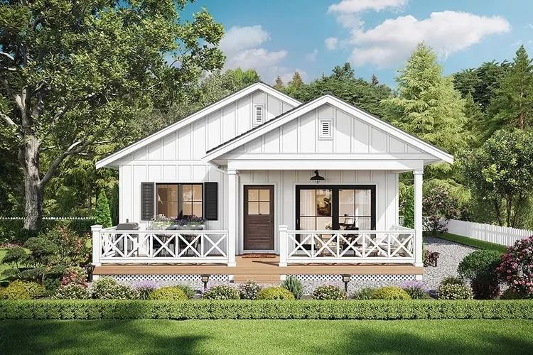Full Rendering for House Plan #594870