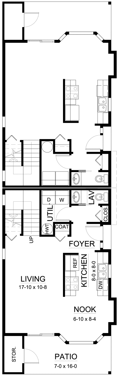 Main Floor Plan for House Plan #201441