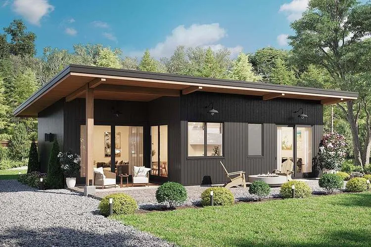 Full Rendering for House Plan #592080