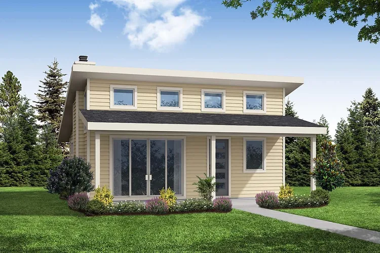 Full Rendering for House Plan #340802