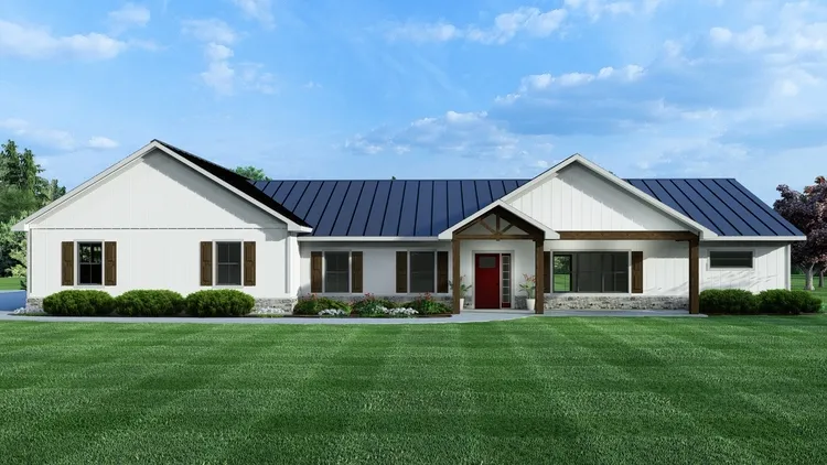 Full Rendering for House Plan #751222
