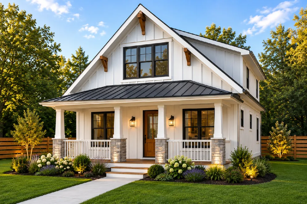 Full Rendering for House Plan #203145
