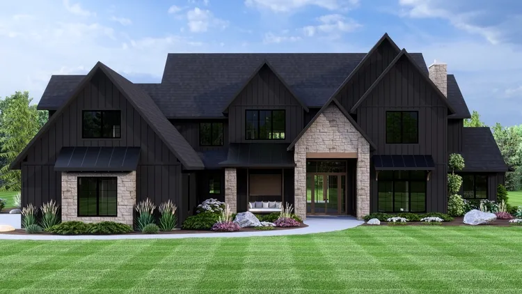 Full Rendering for House Plan #752945